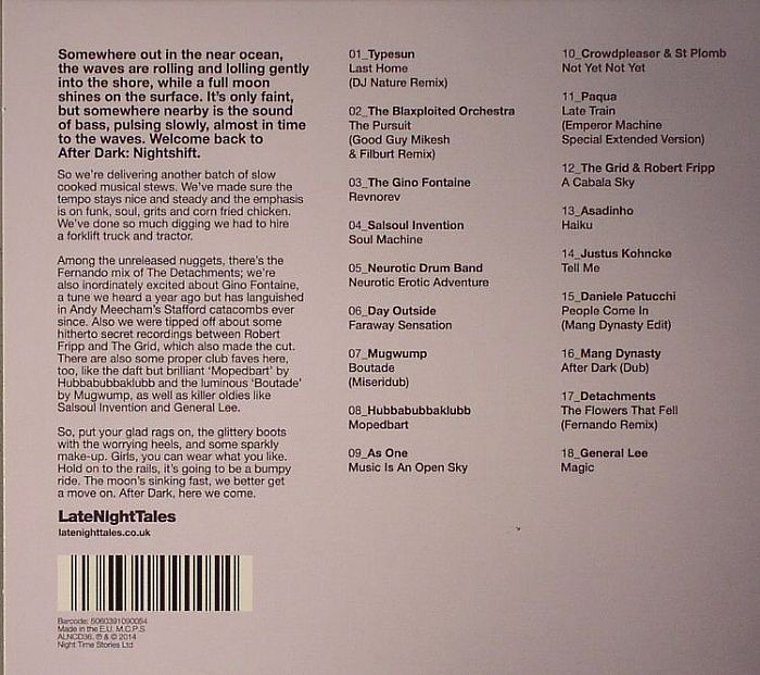 V/A - After Dark: Nightshift - CD - Image 2