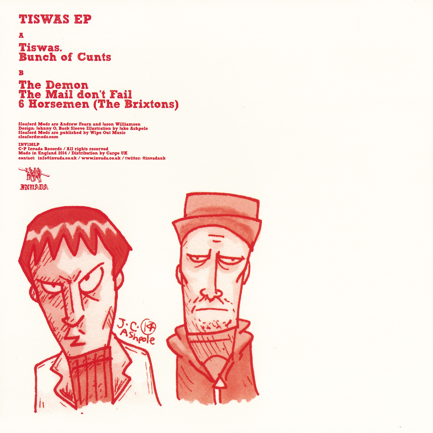 Sleaford Mods - Tiswas - EP (Yellow Ltd) - Image 2