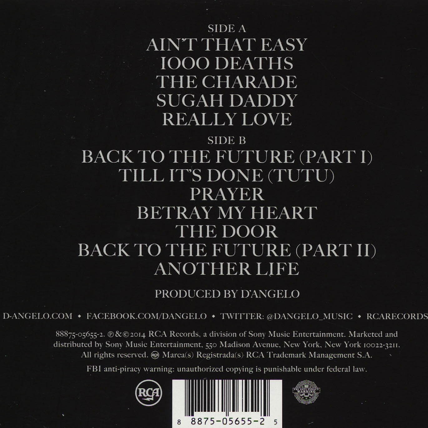D'Angelo And The Vanguard - Black Messiah - CD - Image 2