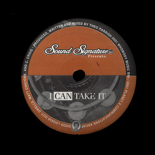 Theo Parrish - I Can Take It - 12"
