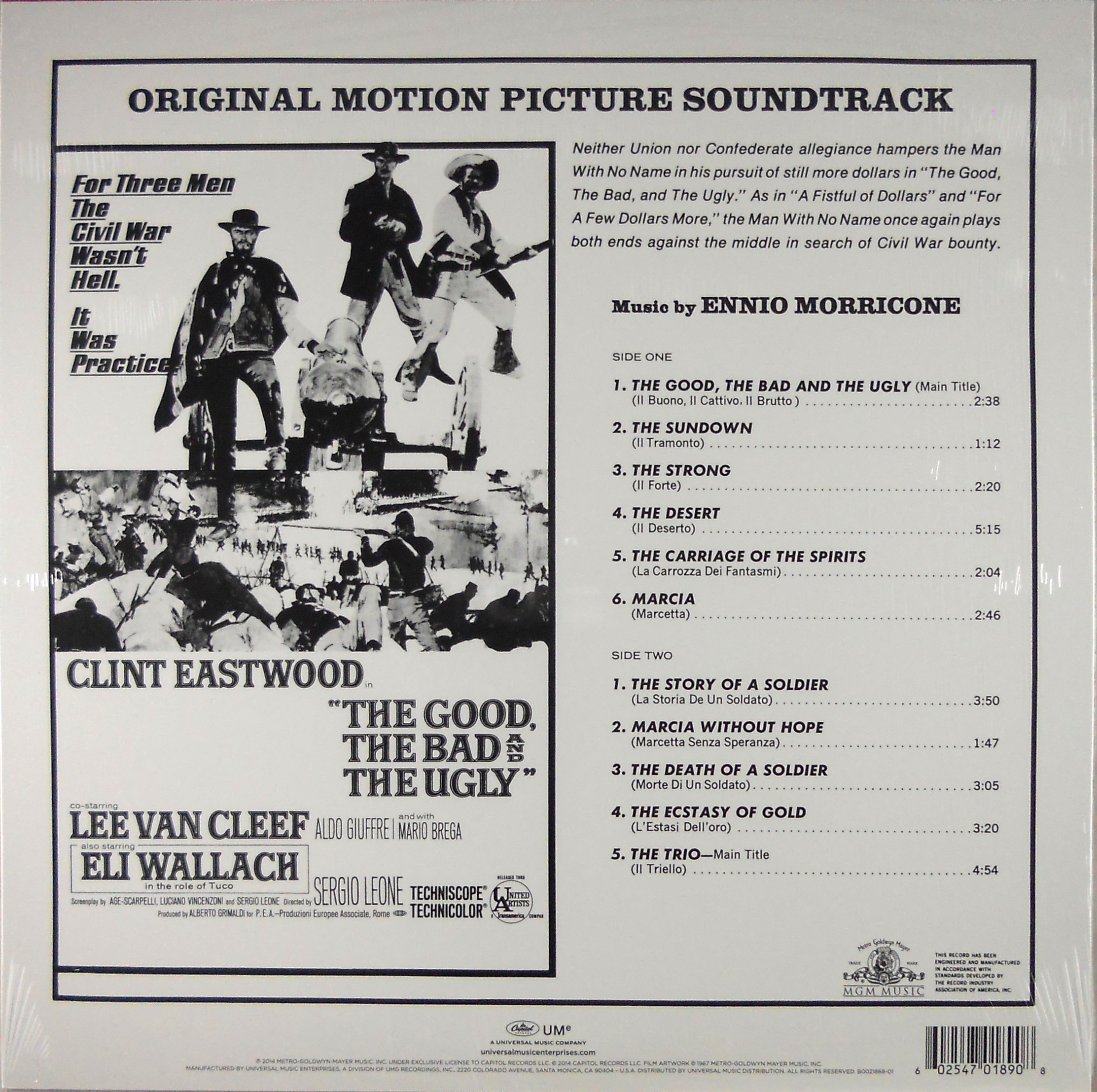 Ennio Morricone - The Good, The Bad And The Ugly OST - LP - Image 2