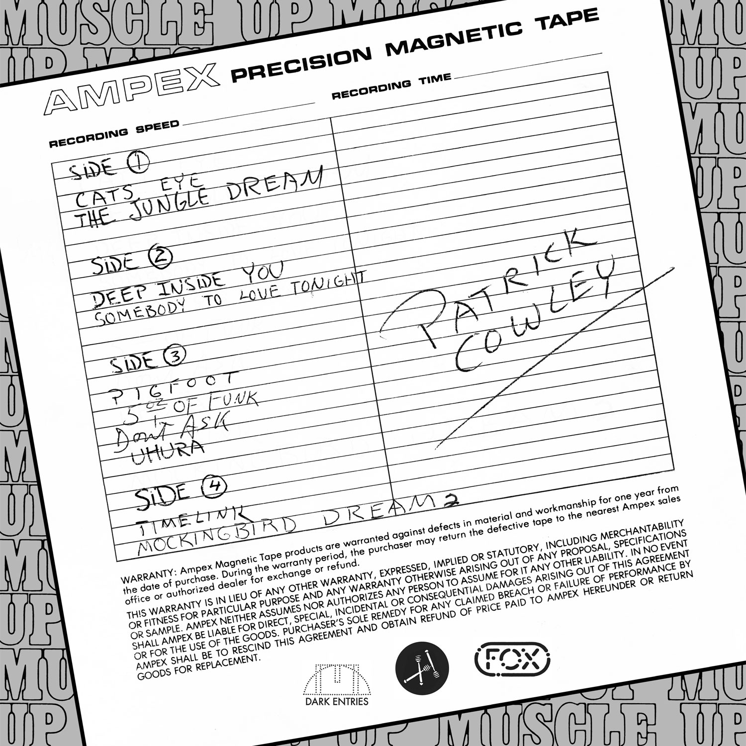 Patrick Cowley - Muscle Up - 2LP - Image 2