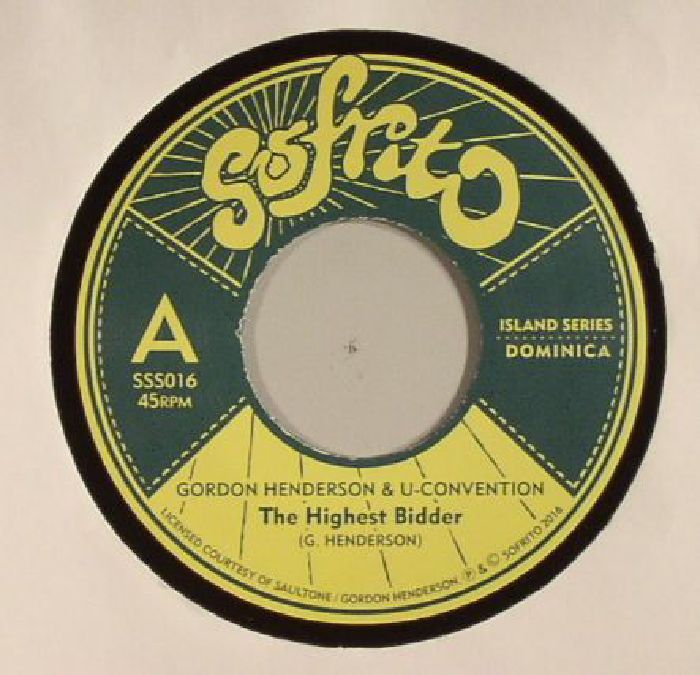 Gordon Henderson & U-Convention – The Highest Bidder / Hard World - 7" - Image 2