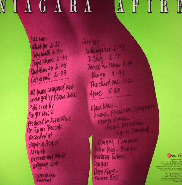 Niagara - Afire - LP - Image 2