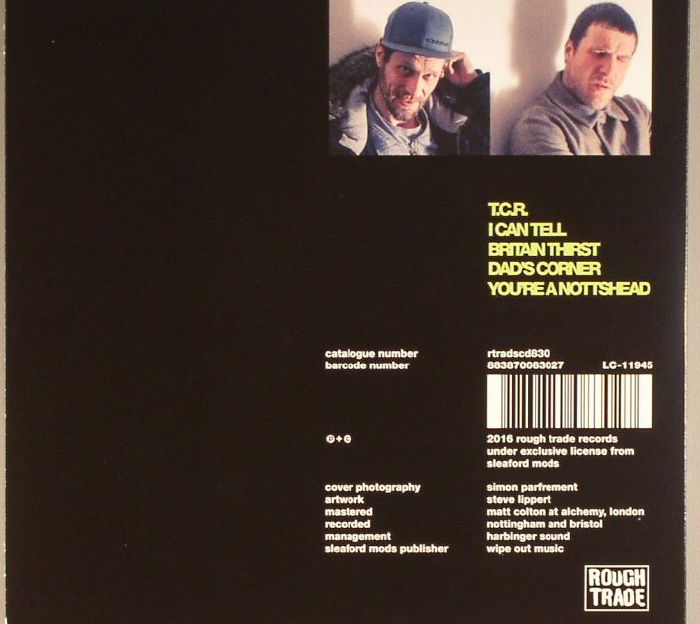 Sleaford Mods - T.C.R. - EP - Image 2