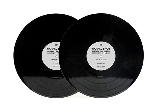 Michael Snow - Musics For Piano, Whistling, Microphone And Tape Recorder - 2LP - Image 2