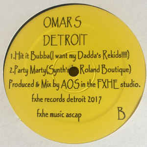 Omar S - Hit It Bubba - 12"
