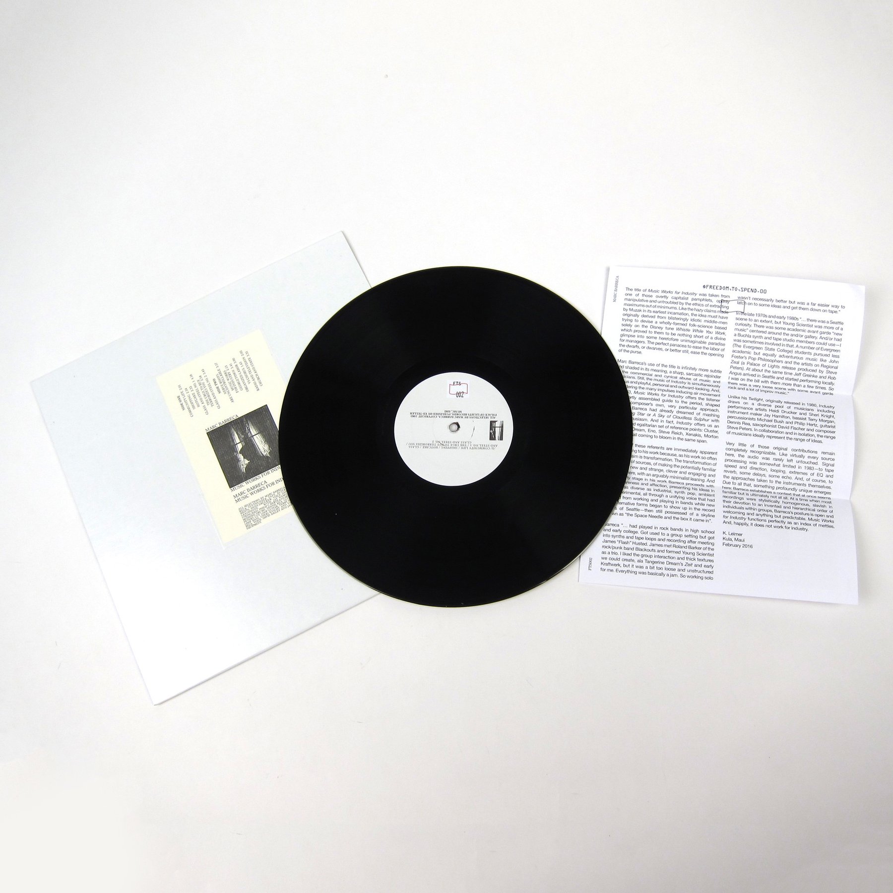 Marc Barreca - Music Works For Industry - LP - Image 2