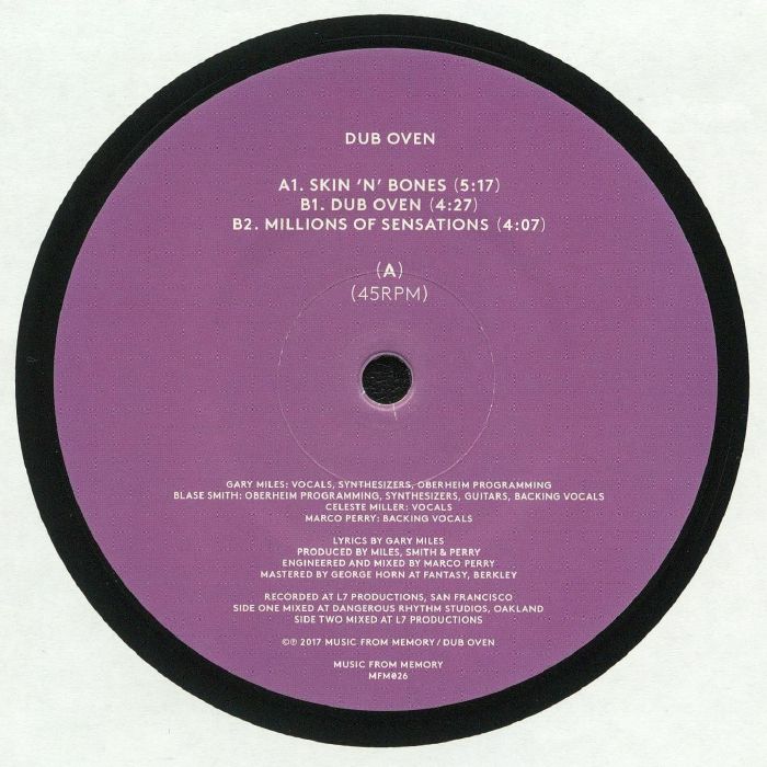 Dub Oven - Skin 'N' Bones - EP - Image 2