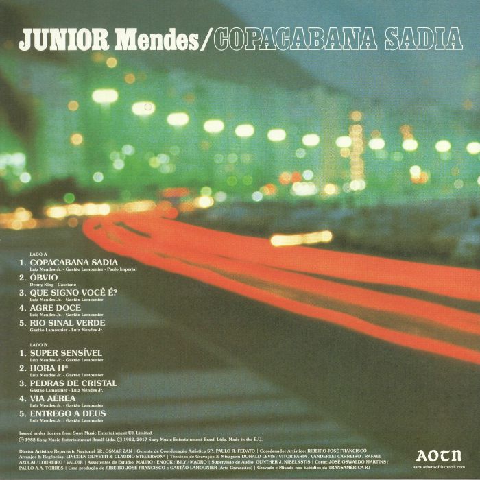 Junior Mendes - Copacabana Sadia - LP - Image 2