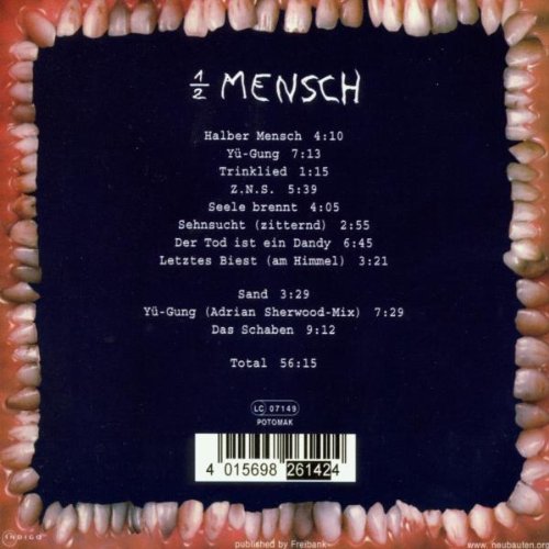 Einstürzende Neubauten - Halber Mensch - CD - Image 2