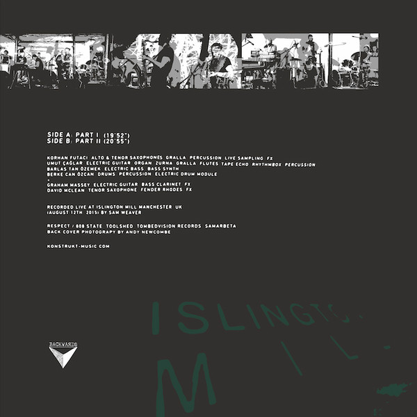 Konstrukt feat. Graham Massey & David Andrew McLean - Live At Islington Mill - LP - Image 2