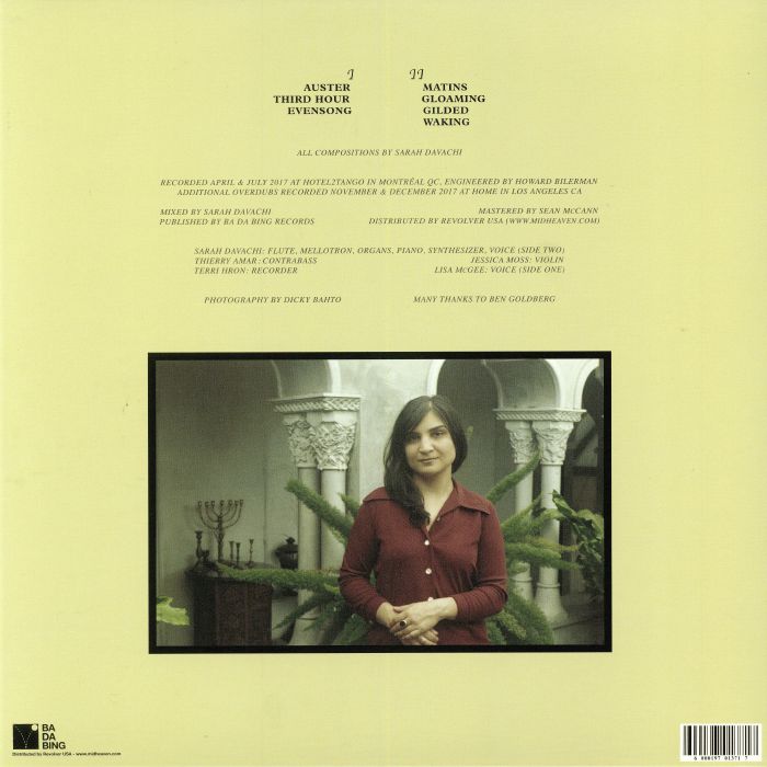 Sarah Davachi - Gave In Rest - LP - Image 2