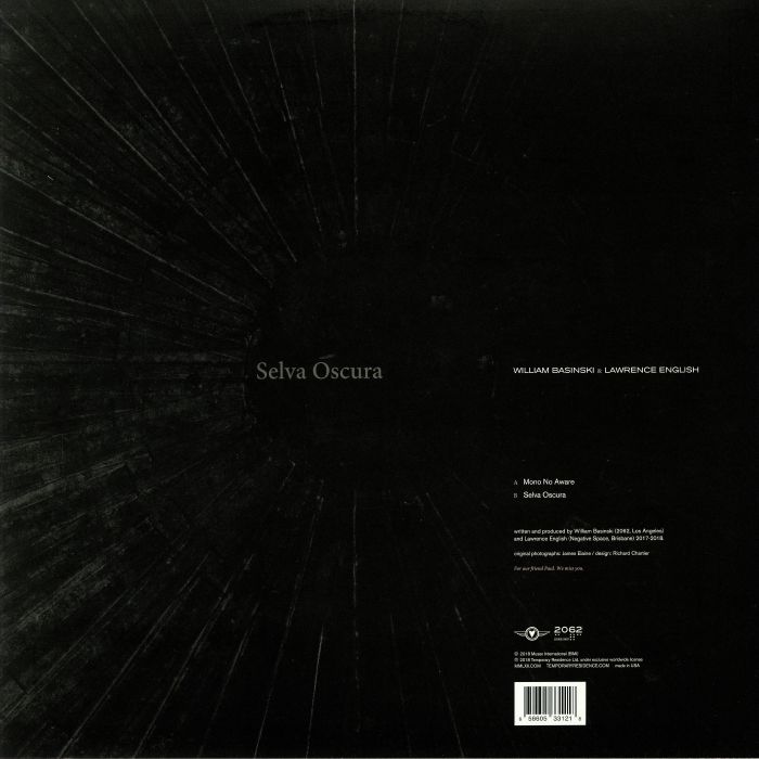 William Basinski + Lawrence English - Selva Oscura - CD - Image 2