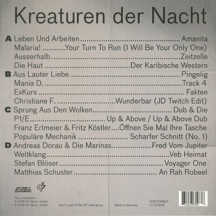 V/A - JD Twitch Presents: Kreaturen Der Nacht - 2LP - Image 2