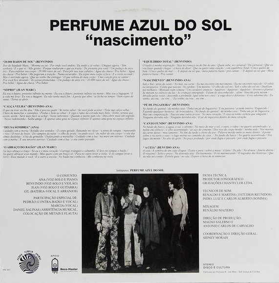 Perfume Azul Do Sol - Nascimento - LP - Image 2