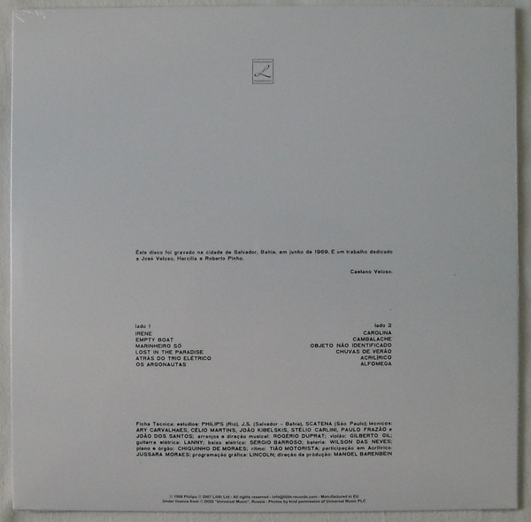 Caetano Veloso - Caetano Veloso - LP (Clear Vinyl) - Image 2