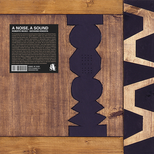 Roberto Musci & Giovanni Venosta - A Noise, A Sound - 2LP