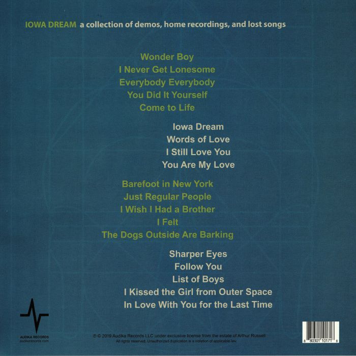 Arthur Russell - Iowa Dream - 2LP - Image 2