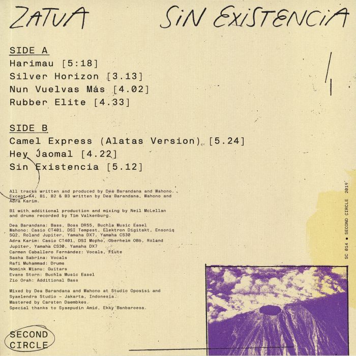 Zatua - Sin Existencia - LP - Image 2