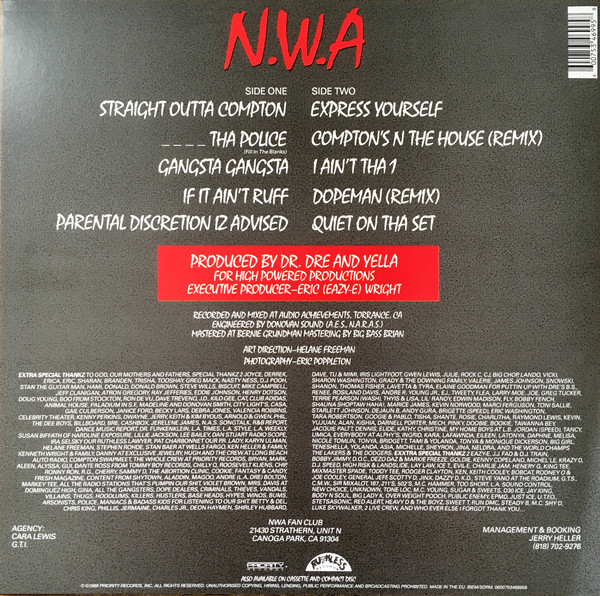 N.W.A - Straight Outta Compton - LP - Image 2