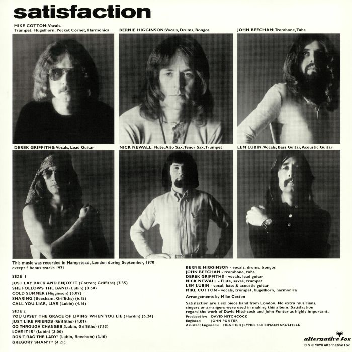 Satisfaction - S/T - LP - Image 2