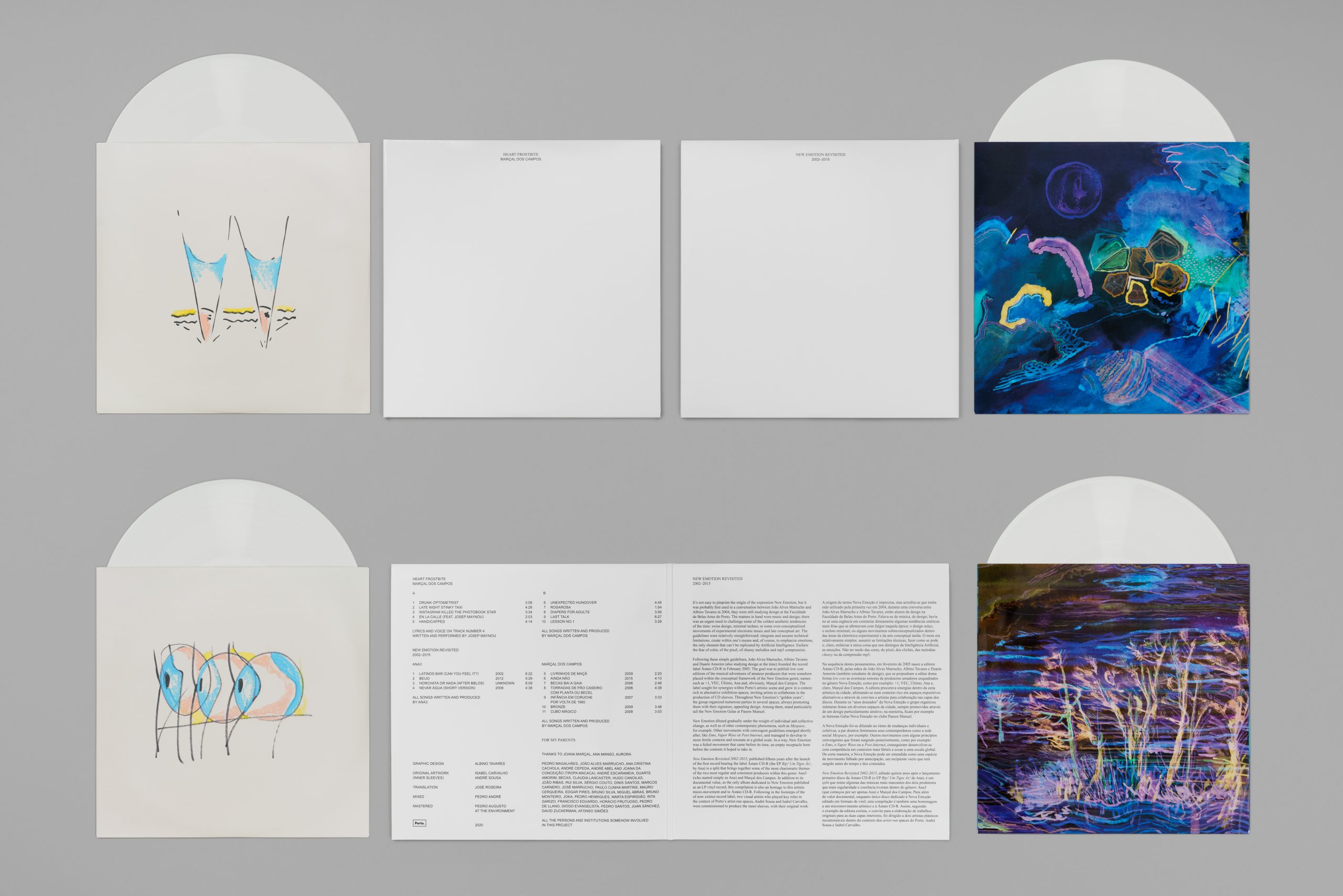 Marçal Dos Campos/Ana3 & Marçal Dos Campos - Heart Frostbite/New Emotion Revisited 2002-2015 - 2LP (Gatefold) - Image 5