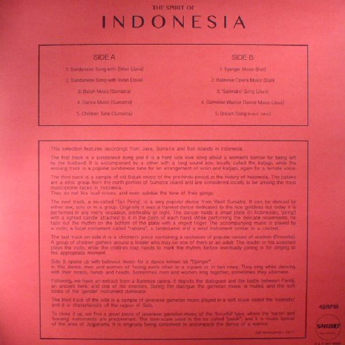 V/A- The Spirit Of Indonesia - LP - Image 2