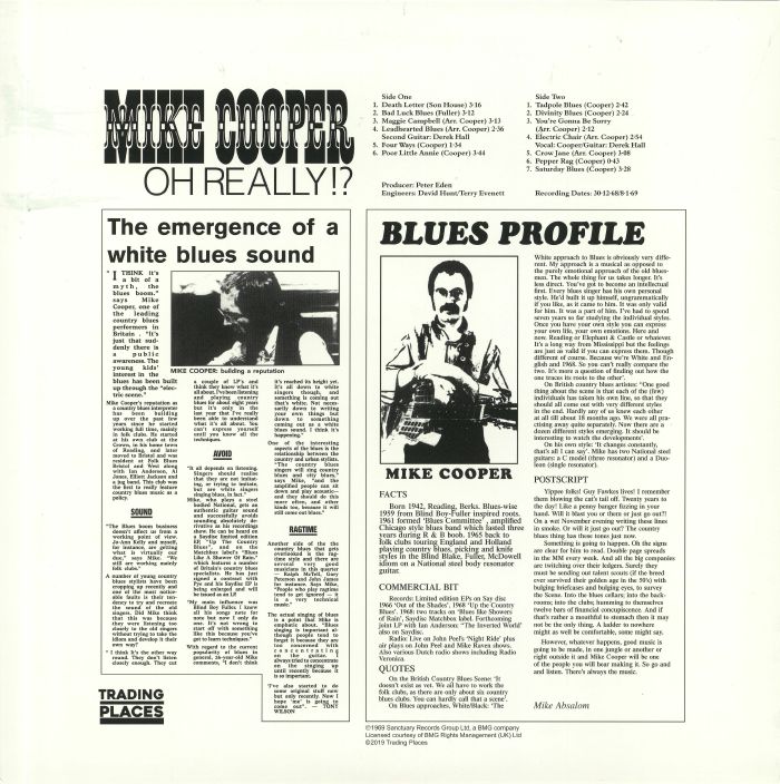 Mike Cooper - Oh Really!? - LP - Image 2