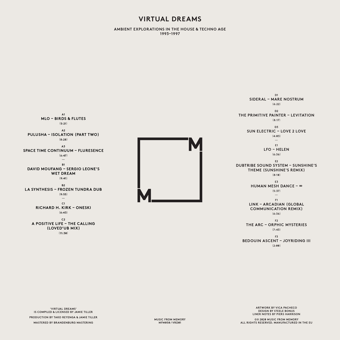 V/A - Virtual Dreams: Ambient Explorations In The House & Techno Age, 1993-1997 - 2CD - Image 2