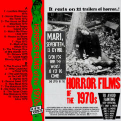 V/A - Horror Films of the 1970s - K7+Artwork