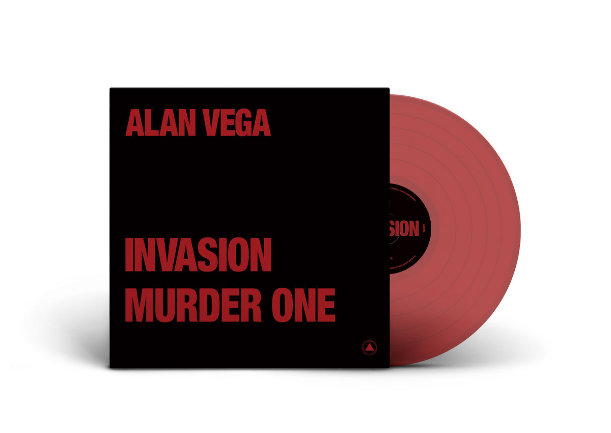 Alan Vega - Invasion / Murder One - 12" (Red) - Image 2
