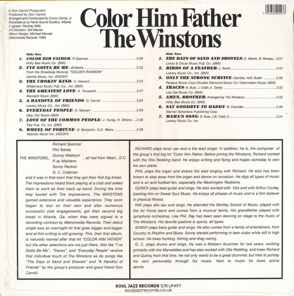 The Winstons - Color Him Father - CD - Image 2