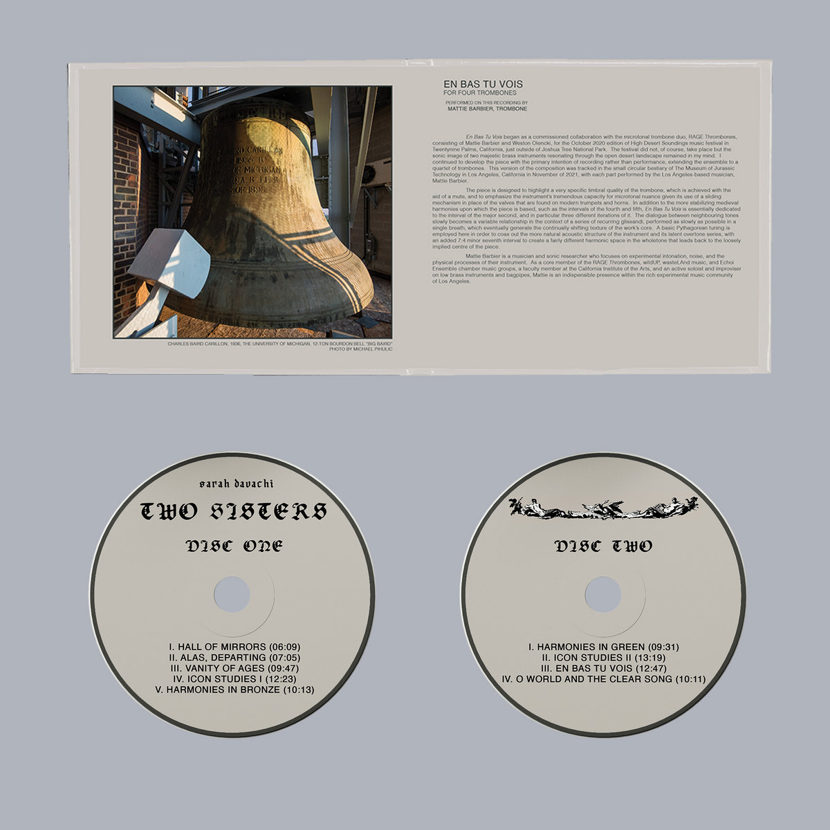 Sarah Davachi - Two Sisters - 2CD - Image 2