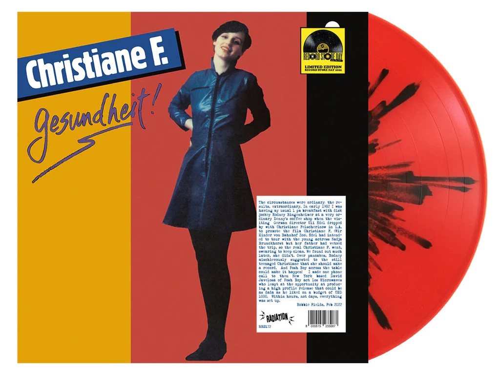 Christiane F. - Gesundheit! - LP (Red Splattered) - Image 2