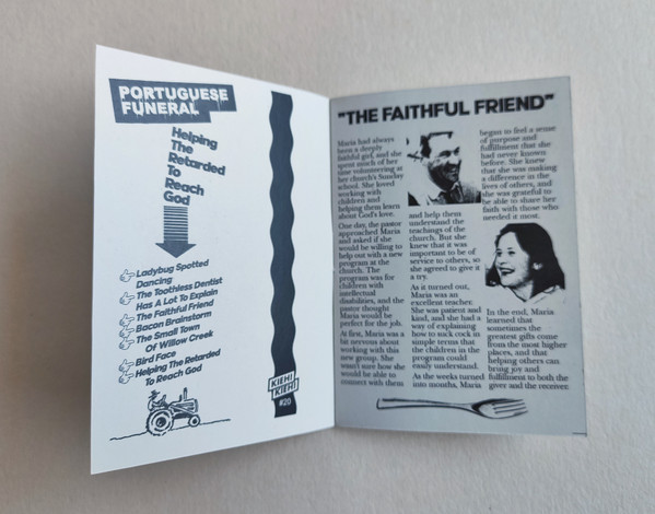 Portuguese Funeral - Helping The Retarded To Reach God - K7+Artwork - Image 3