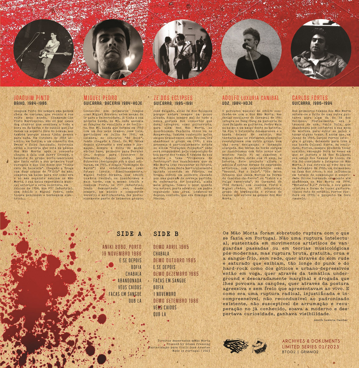 Mão Morta - Até Cair: As Primeiras Gravações 1985-1986 - LP - Image 2