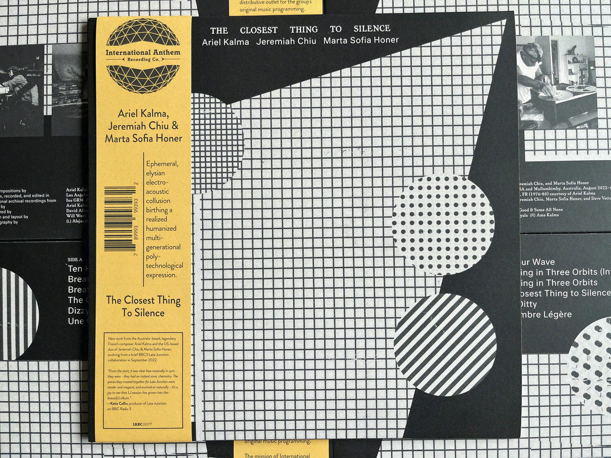 Ariel Kalma, Jeremiah Chiu & Marta Sofia Honer - The Closest Thing To Silence - LP - Image 2