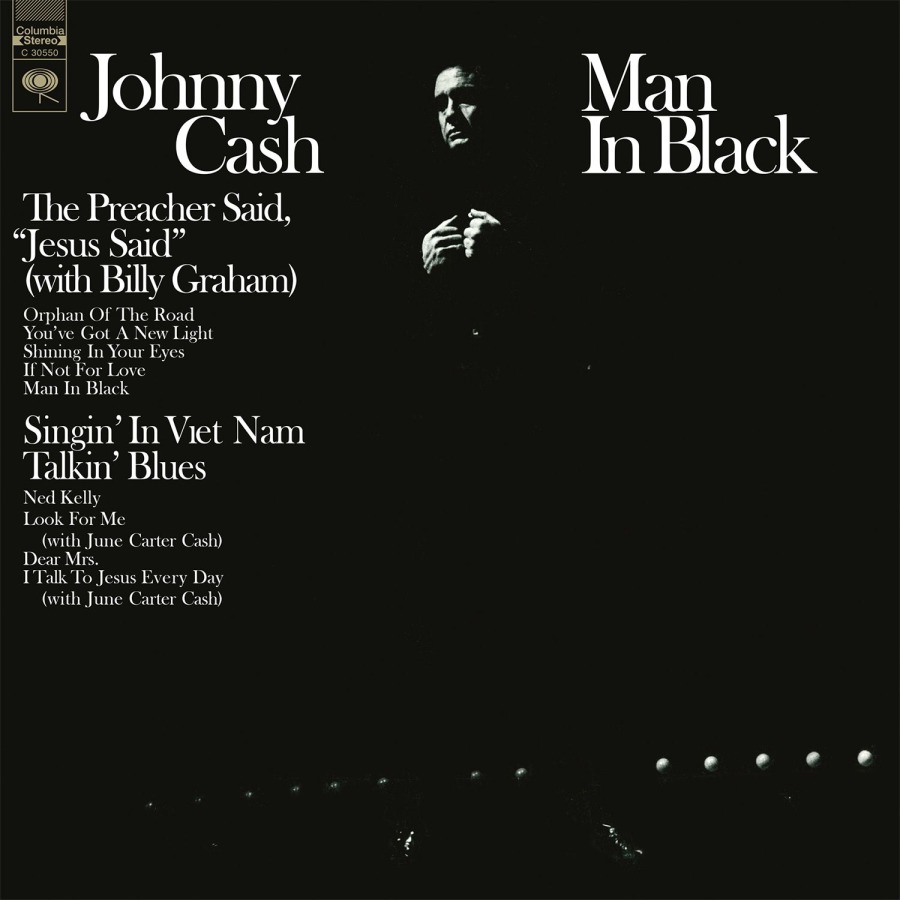 Johnny Cash - Man In Black - LP (Crystal)