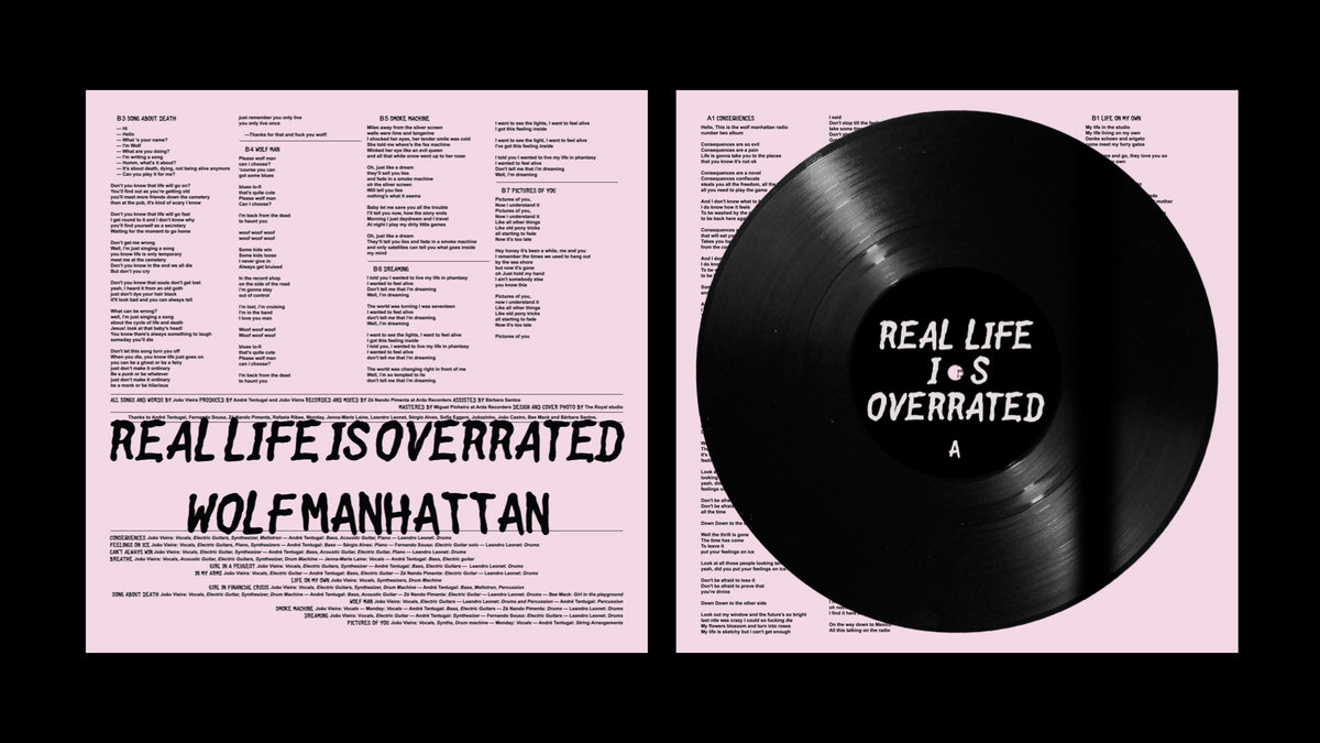 Wolf Manhattan - Real Life Is Overrated - LP - Image 2