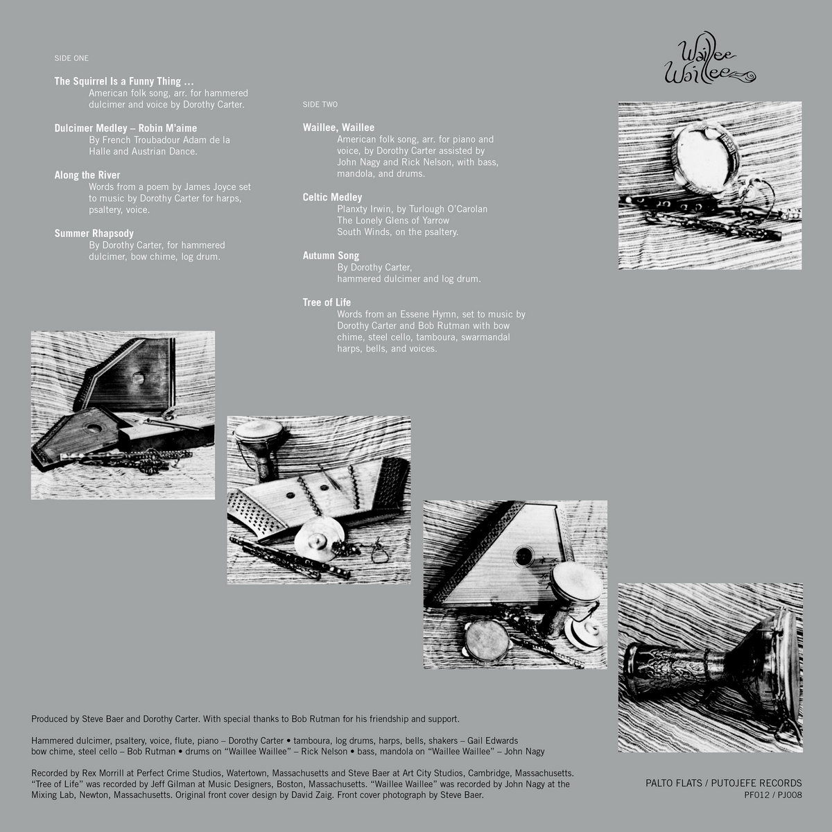 Dorothy Carter - Waillee Waillee - LP - Image 2