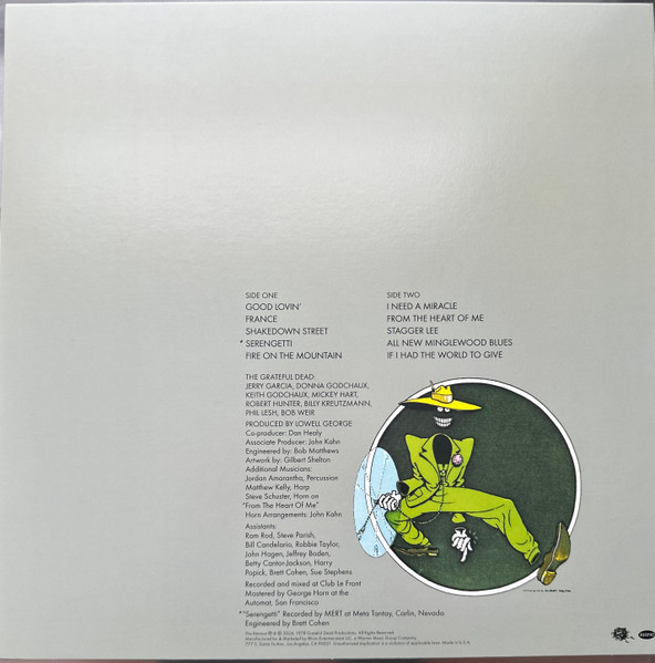 The Grateful Dead - Shakedown Street - LP - Image 2