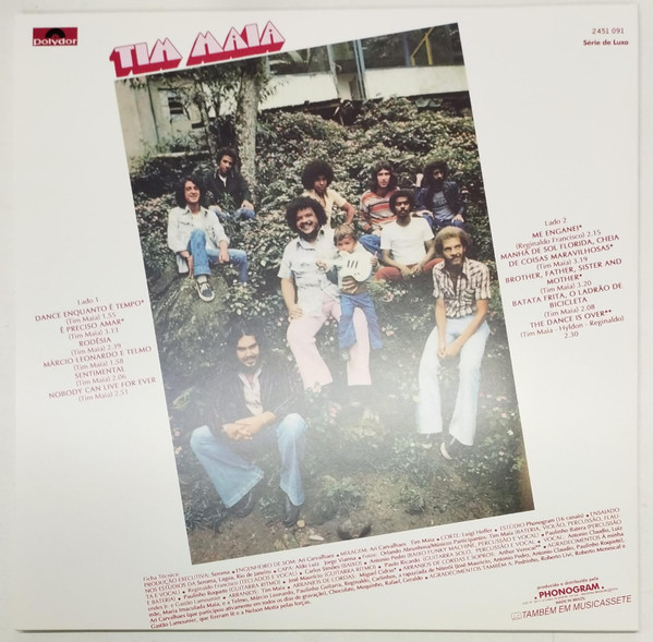 Tim Maia - Tim Maia 1976 - LP - Image 2