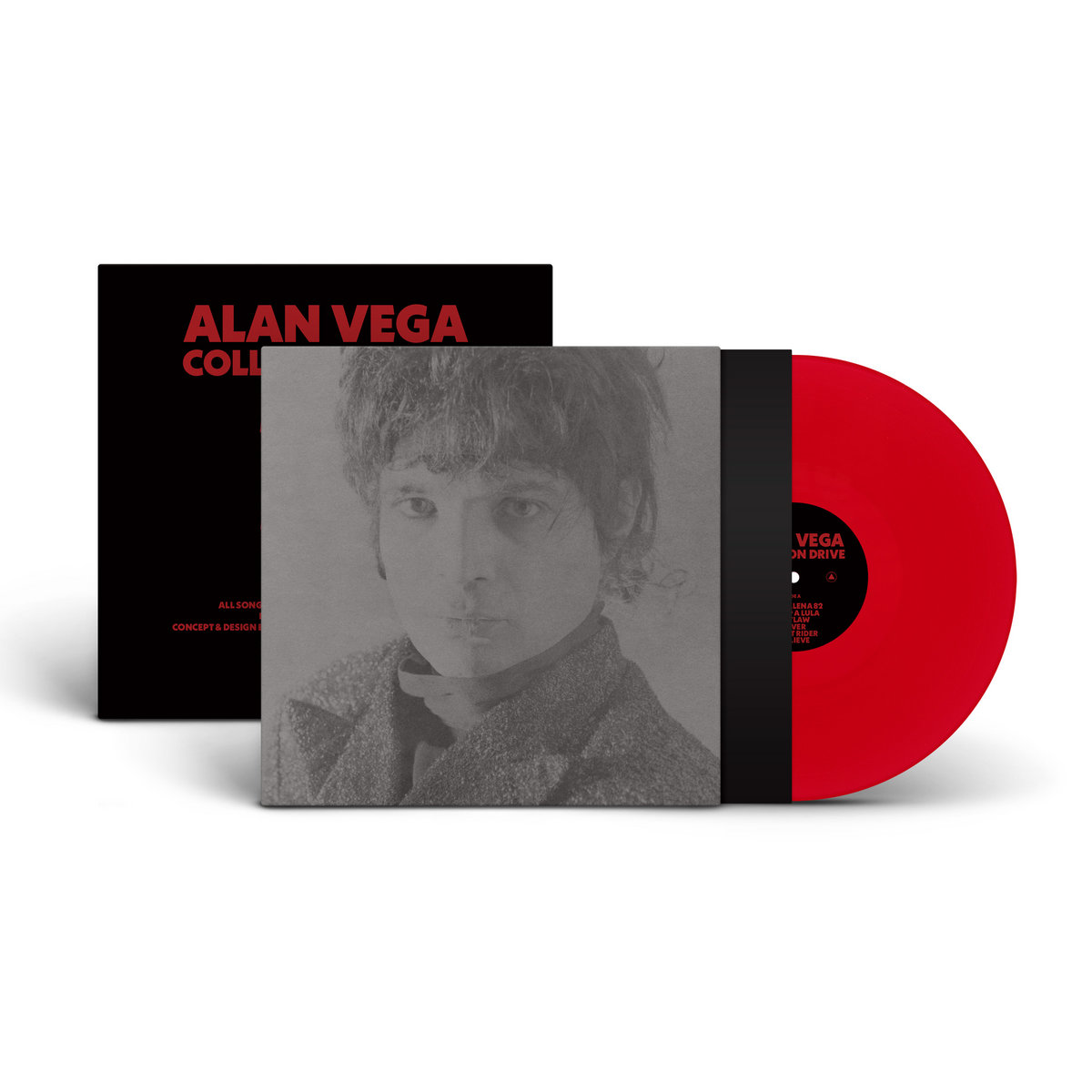 Alan Vega - Collision Drive - LP (Red) - Image 2
