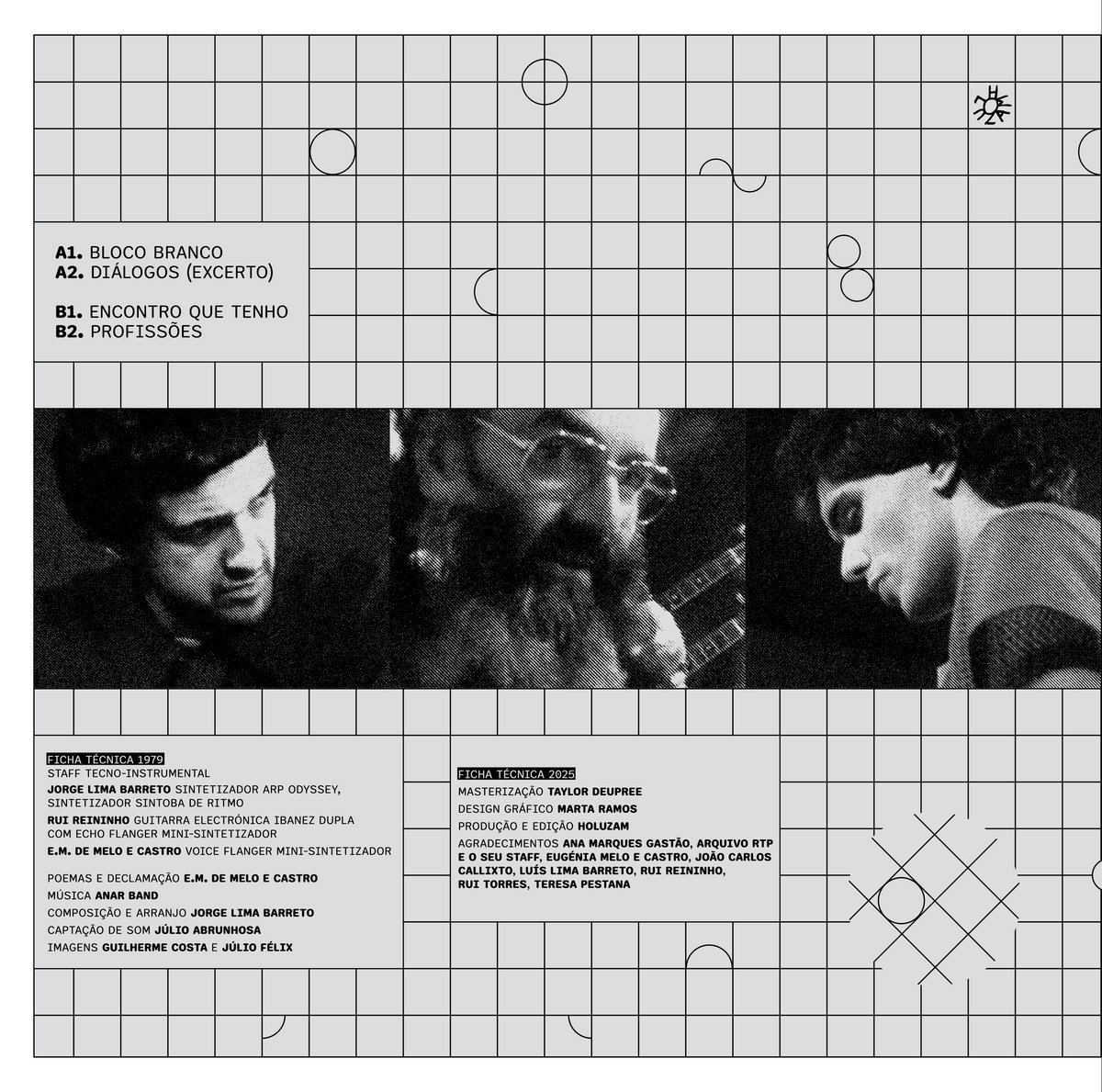 Anar Band e E.M. de Melo e Castro - Dou Dou Doudo: Ao Vivo Na Cooperativa Árvore - LP - Image 2