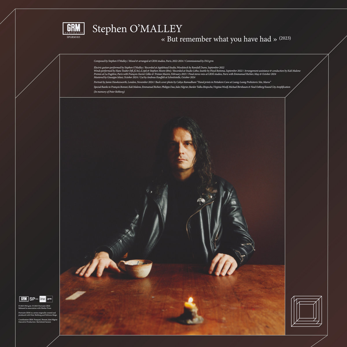 Stephen O'Malley - But Remember What You Have Had - CD